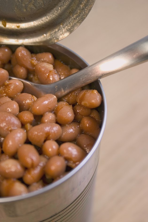 Open can of beans