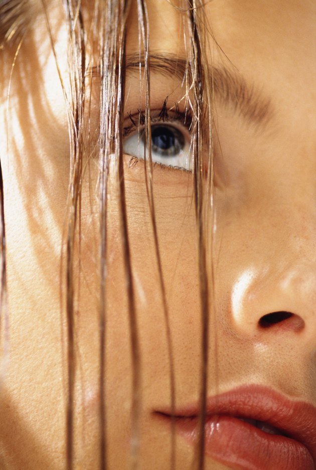 Close-up of woman's face