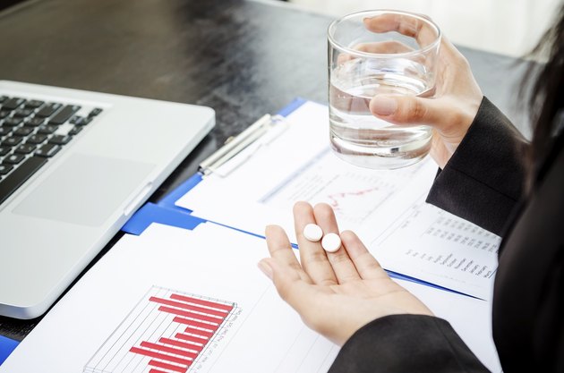 Medicine and glass of water