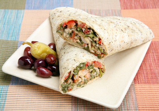 taboule wrap sandwich