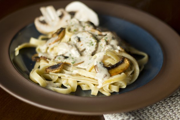 Mushroom Fetuccine Alfredo