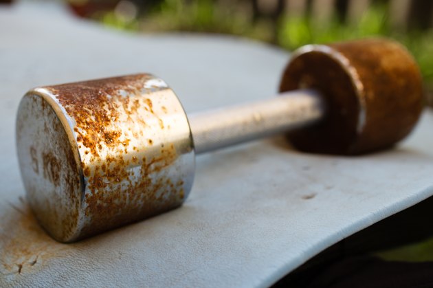 Rusty weight lifting