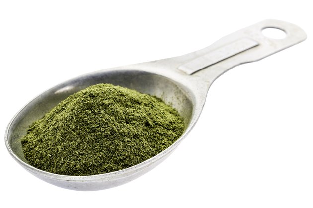 freeze-dried organic wheat grass powder