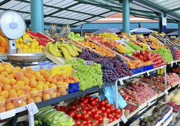 Vegetables and fruits