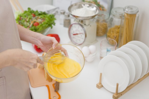 Woman preparing meal