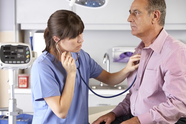 Male Patient Visiting Doctor's Office