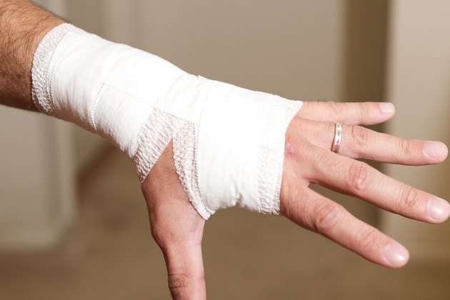 How to Wrap a Wrist With Athletic Tape | Livestrong.com