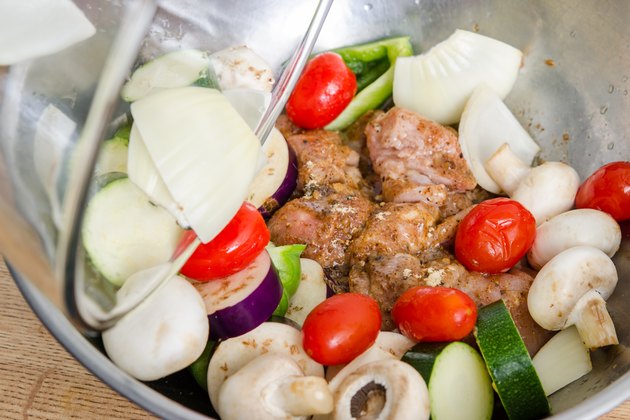 How to Cook Kabobs in a Conventional Oven | Livestrong.com