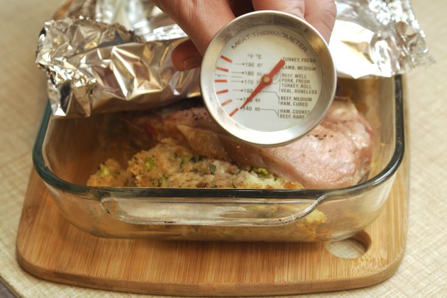 How to Cook Pre-Stuffed Pork Chops | Livestrong.com