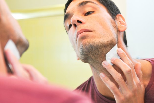 How to Wax Men's Facial Hair | Livestrong.com