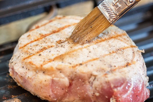 How to Grill Thick Pork Chops | Livestrong.com