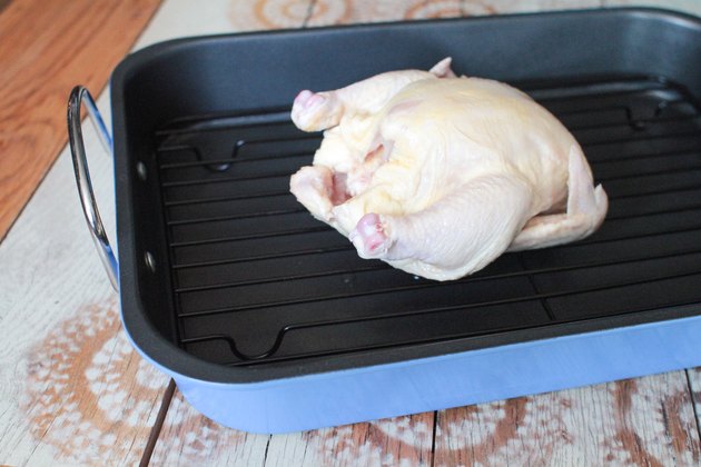 do you cover a chicken when roasting