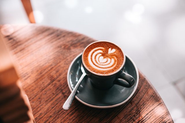 bright cup of coffee