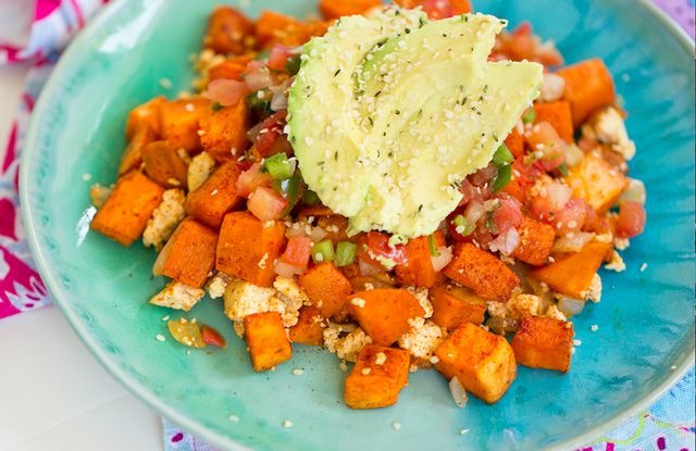 Sweet Potato Protein Hash
