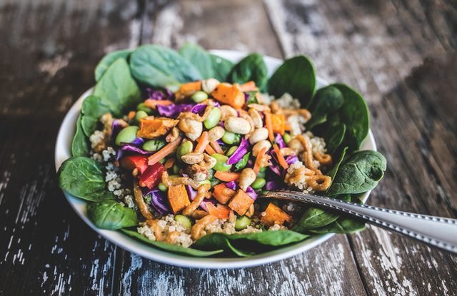 Curry Sweet Potato and Rice Salad