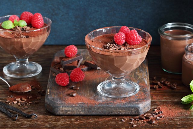 dark chocolate vegan puding