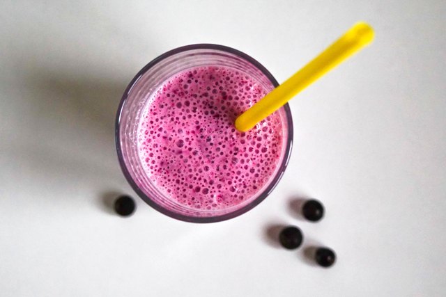 Blueberry smoothie