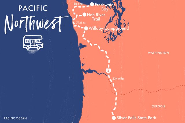 Map of Pacific Northwest