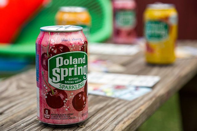 Poland Springs sparkling water