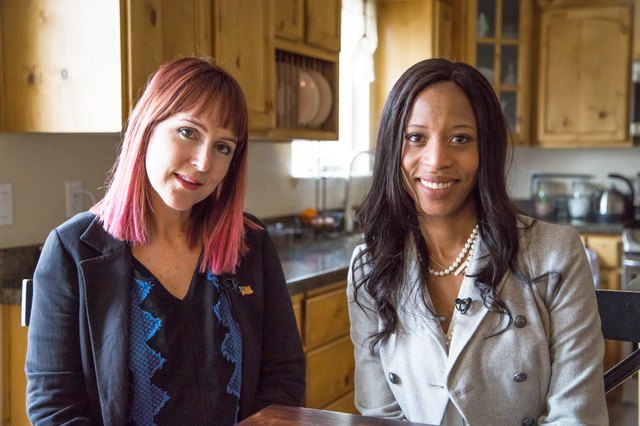 Jess Barron and Mia Love