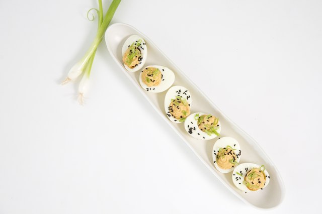 kimchi deviled eggs