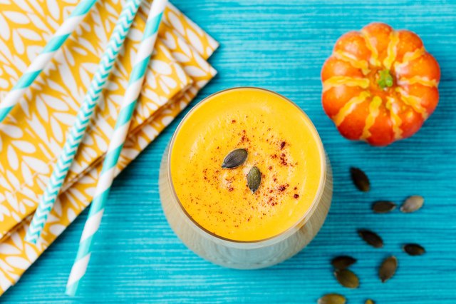 pumpkin spice protein smoothie