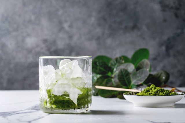 Matcha iced latte