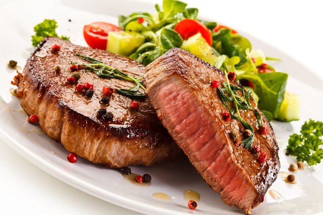 Roasted tri-tip beef and vegetables for dinner
