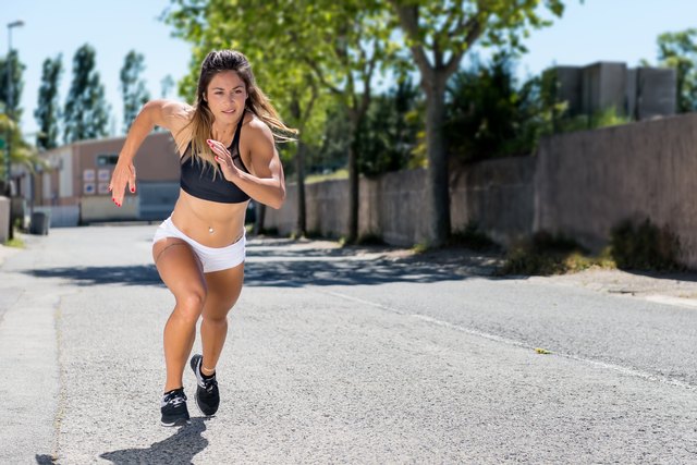Sprinting in a city