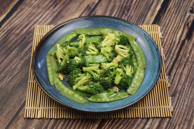 Snow Peas and broccoli
