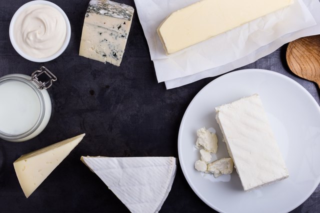 Fresh organic dairy products