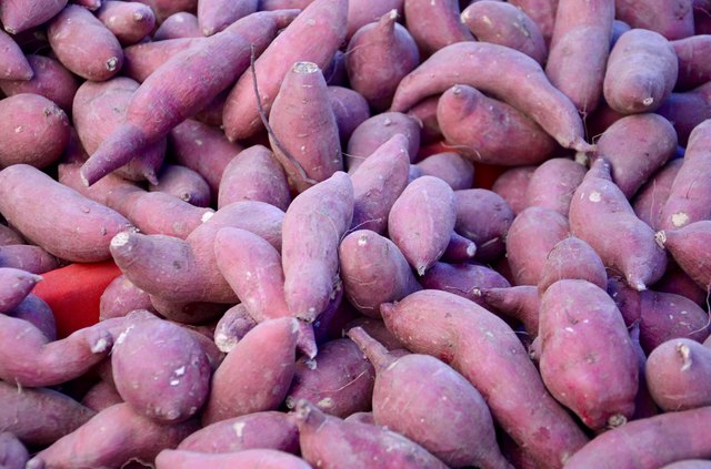Full Frame Shot Of Sweet Potatoes