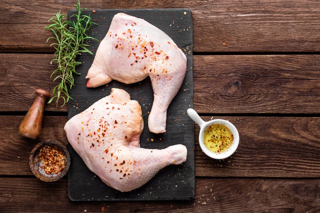 How to Boil a Chicken Leg Quarter - Livestrong.com