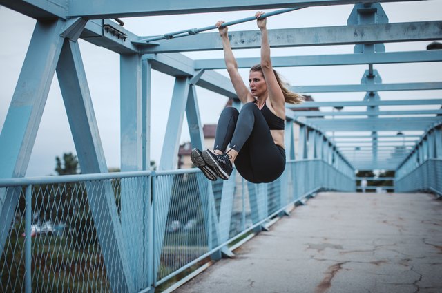 The Hardest Hanging Ab Exercises on a Pull-Up Bar | livestrong