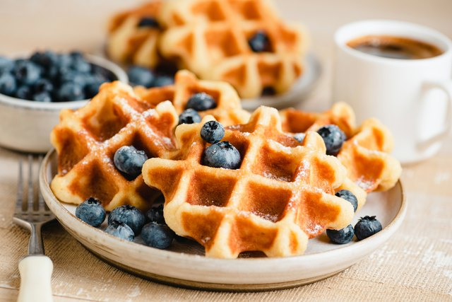 Calories in Large Belgian Waffles | livestrong