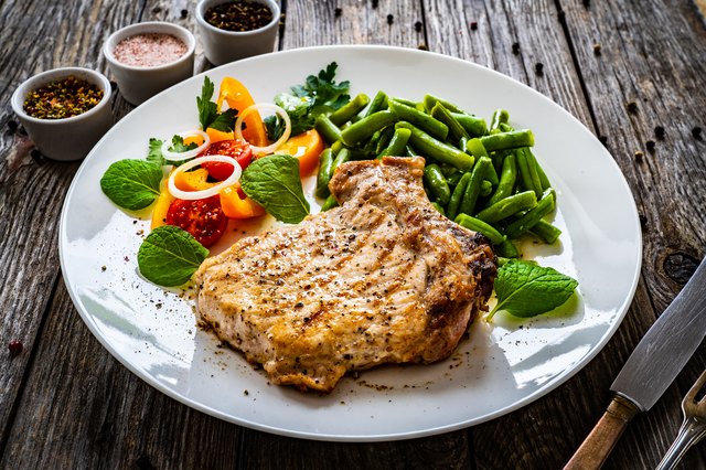 Grilling thick clearance pork chops