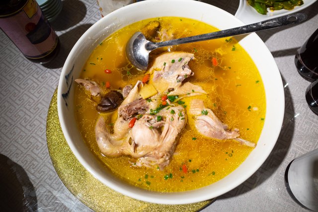 how-to-cook-a-whole-chicken-for-soup-livestrong