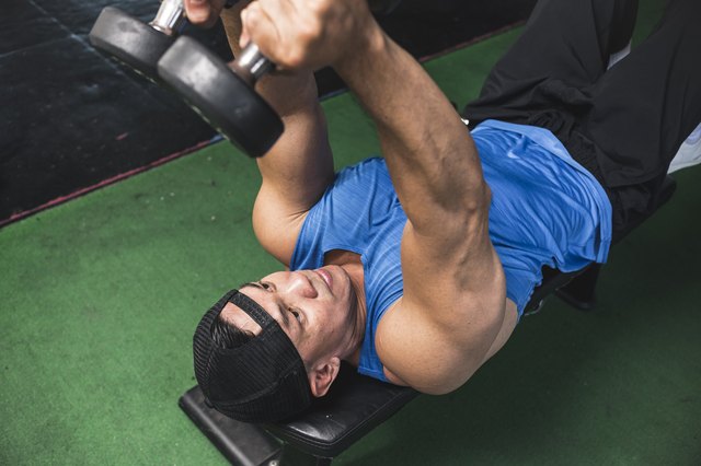 Dumbbell lying Triceps Extension