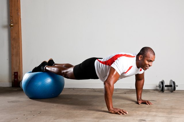 Medicine ball plank sale