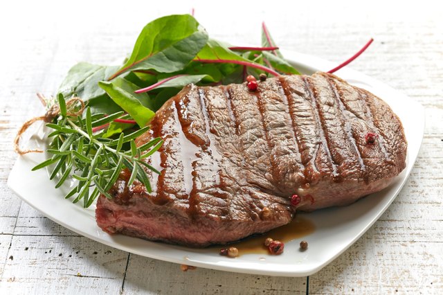 grilled beef steak