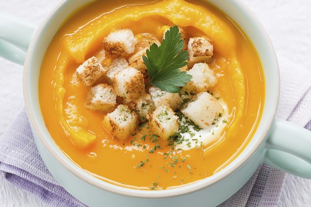 Pumpkin soup puree