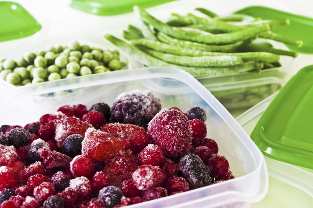Frozen fruits and vegetables