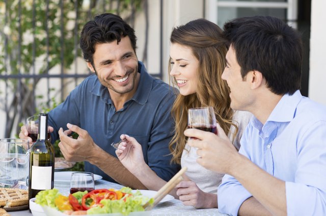 Group Of Friends Having Lunch