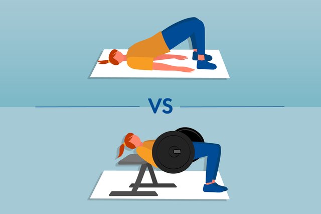 Glute Bridge vs. Hip Thrust: What's the Difference? | livestrong