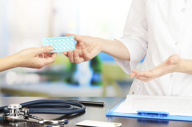 Gynecologist appoints hormone pills patient