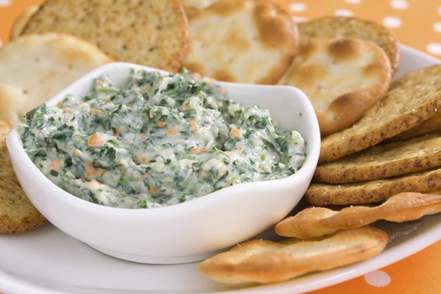 how-many-calories-are-in-spinach-dip-livestrong