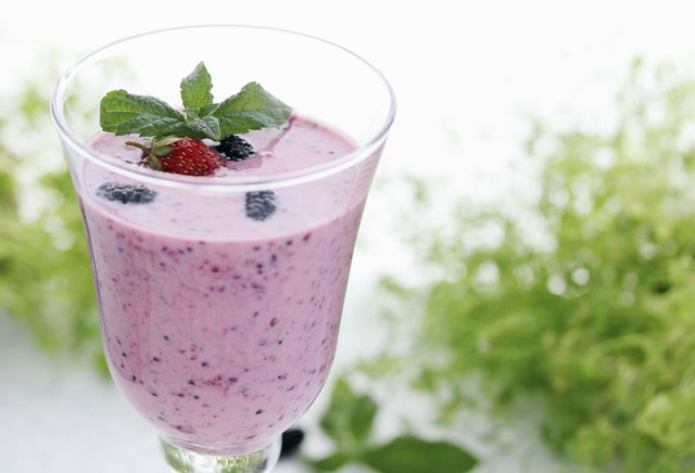 cocktail with strawberry