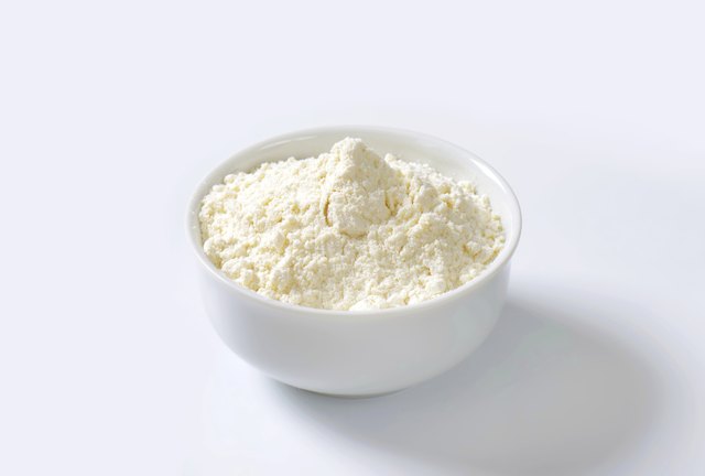Bowl of wheat flour