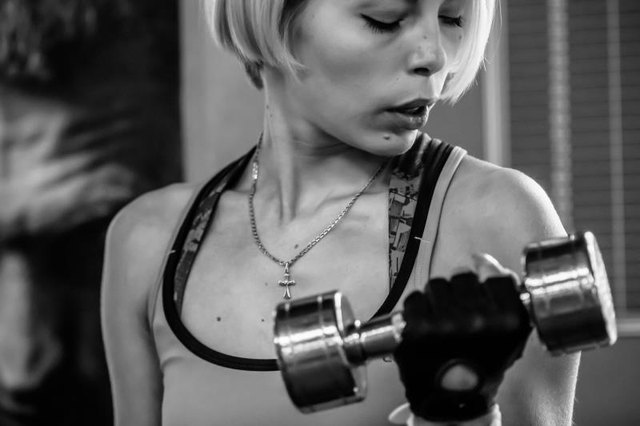 Training in a gym