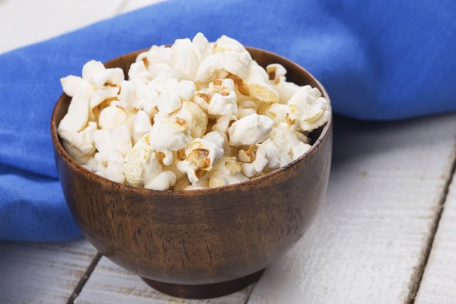 Popcorn in bowl